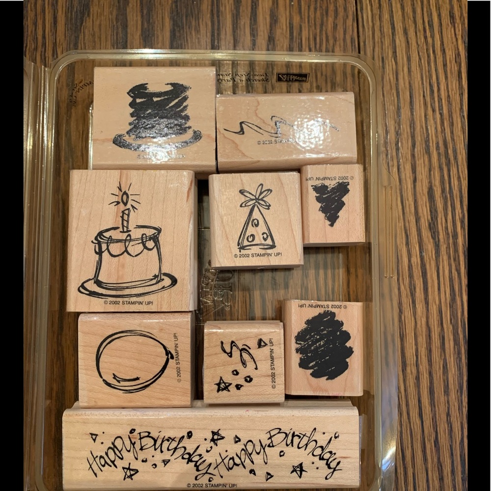 Sketch a Party rubber stamp set